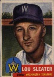 1953 Topps      224     Lou Sleater